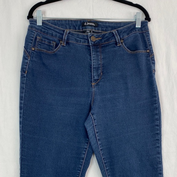 d jeans Mid Rise Ankle Jeans Size 14W Skinny Fit - Picture 4 of 9